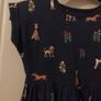 Navy John Lewis Girls dress age 7 Image 2