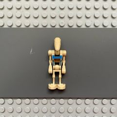 lego star wars sw0065 Battle Droid Pilot - Tan Torso with Blue Insignia minifigure, Angled Arms