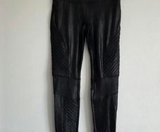 Medium, Spanx Woman's Faux Leather Moto Leggings