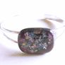 Handmade Glass Fused Dichroic Bangle - FREE DELIVERY Image 7