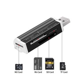 Multi Memory Card Reader Adapter for Micro SD SDHC TF M2