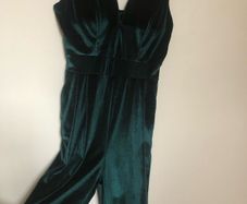 Gorgeous WalG velvet jumpsuit size L/12 Christmas party