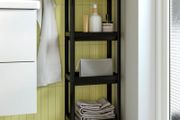 Black shelves