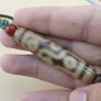 Vintage 9 Eyes Himalayan Tibetan Agate Dzi Bead Amulet Pendant Necklace Image 8