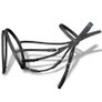 Leather Flash Bridle with Reins and Bit Black Pony Image 2