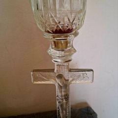 Religious candle holder