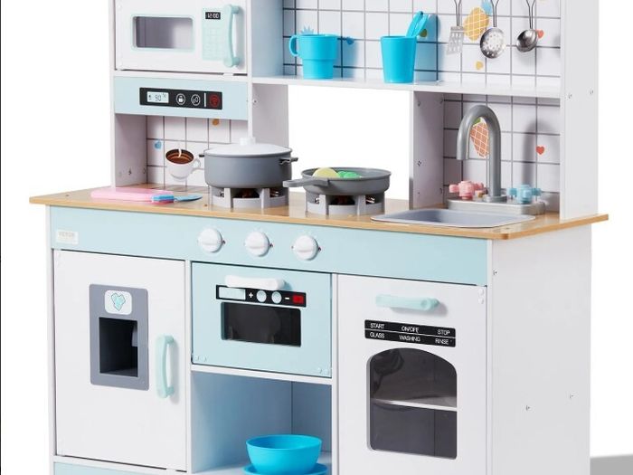 Kids Wooden Play Kitchen