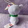 Ty Beanie Boo Mini Keychain Nicky White Unicorn Image 3