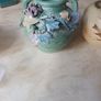 Decorative Ceramic Vase With 3 D Flower Pattern. Image 6