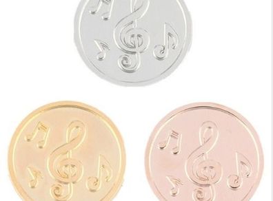 Mi Moneda Style 33mm Musical Note Coins