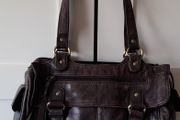 Genuine leather Next brown Handbag