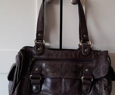 Genuine leather Next brown Handbag