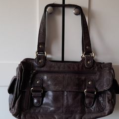 Genuine leather Next brown Handbag