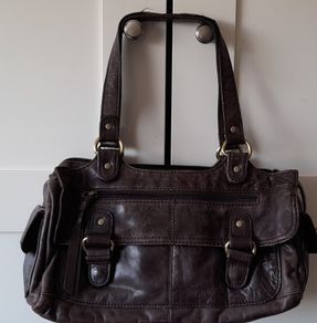 Genuine leather Next brown Handbag