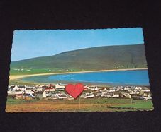 Ireland Postcard : Keel Village and Strand , Achill Island , Co. Mayo - 1960s/70s