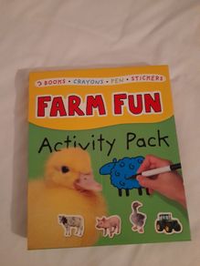 Children's activity book set x3