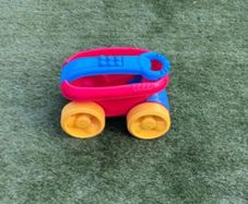 Mega Bloks Scooping Trolley and Phlat Ball FREE