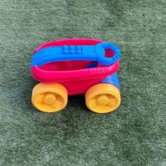 Mega Bloks Scooping Trolley and Phlat Ball FREE