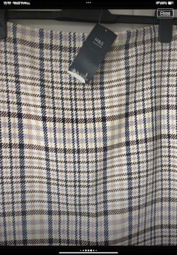 skirt Bnwt marks & Spencer mini check herringbone skirt size 12