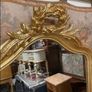 Ornate French-Style Large Gilt Wood Mirror Image 3