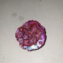 Geode flashy red specimen