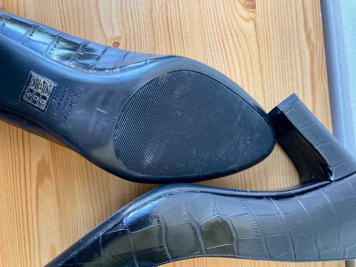 Lk Bennett Winola croc effect court shoes uk 6