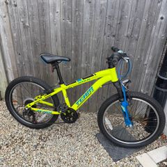 20 Inch Team Mountain Bike in Yellow and Blue
