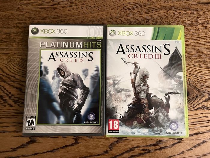 Assassins Creed 1 & 3 Xbox 360