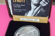 Ireland 15 Euro Silver Proof Coin. 2019. Phil Lynott Uncirculated