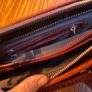 Oxblood Ostrich Leather Bag Image 7