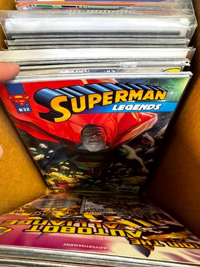 DC Long Comic Box w 250 comics for Sale (2)