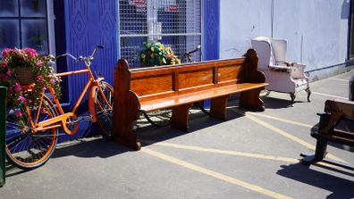 Victorian Church Pew / Chapel Bench