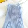 Baby Blue Midi Pleated Skirt - Size 6 Image 5