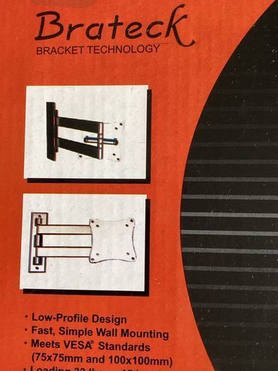 TV Wall Bracket - Computer Monitor or TV office - Brand NEW - Collection ONLY