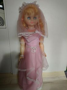 doll in bride dress