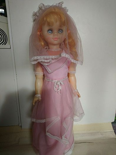 doll in bride dress