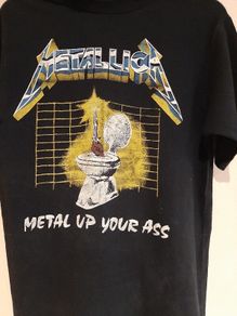 Metallic genuine vintage tee shirt
