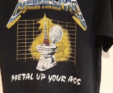 Metallic genuine vintage tee shirt