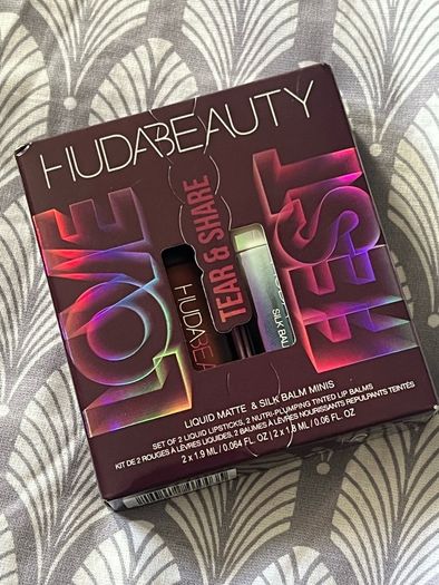 Huda Beauty Lovefest Tear & Share Lip Quad Bnib