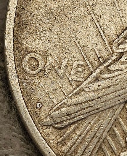 USA United States Silver 1922 D Peace Dollar
