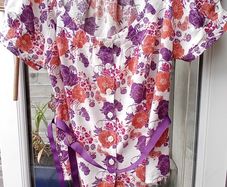 Retro Pattern Blouse