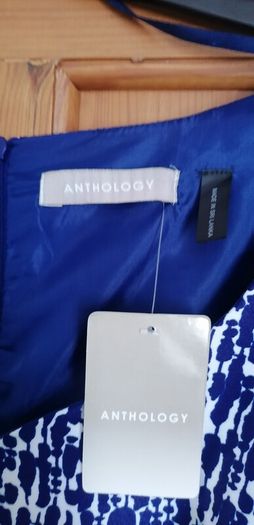 Dress  Anthology avoca size 18 lovely   colours in design lined new with tags