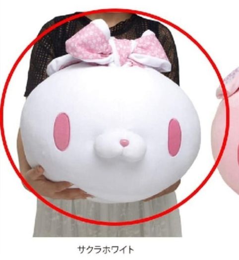 Chax GP Huge Rabbit Squishy Manju Cushion Plushy (Cherry Blossom Edition)