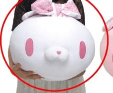 Chax GP Huge Rabbit Squishy Manju Cushion Plushy (Cherry Blossom Edition)