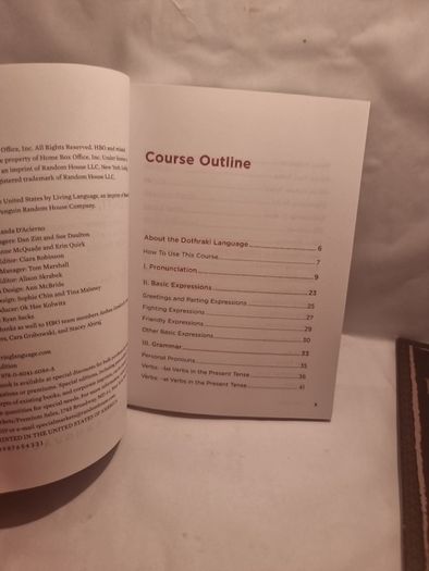 Living Language Dothraki : A Conversational Language Course Based on the Hit Original HBO Series Game of Thrones