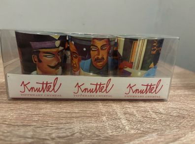 Brand New Graham Knuttel 3 Shot Glasses