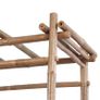 Garden Bench with Pergola 130 cm Bamboo Image 5