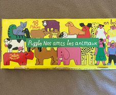 Wooden Zoo Animals .