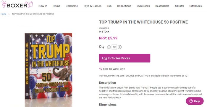 Top Trump in the Whitehouse, Hardback | 96 pages