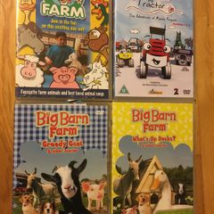 DVD's - 4 Farm DVDs for kids